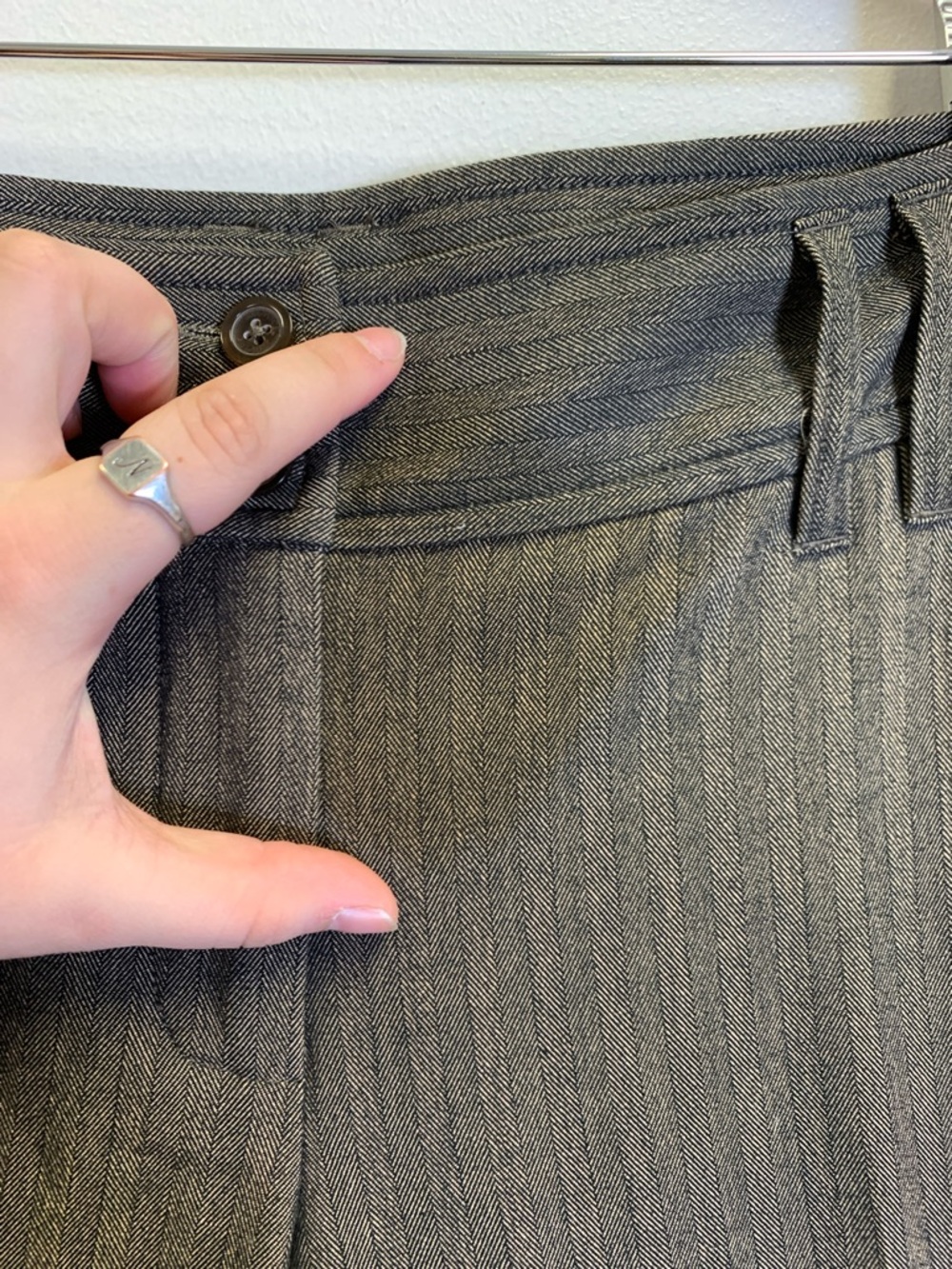 Michael Kors Gray Pinstripe Suit Jacket - Women's - Picture 8 of 9